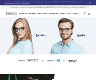 Muscat.pl(Okulary przeciwsłoneczne i korekcyjne dla kobiet) Screenshot