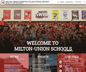 Muschools.com(Milton Union Exempted Village School District) Screenshot