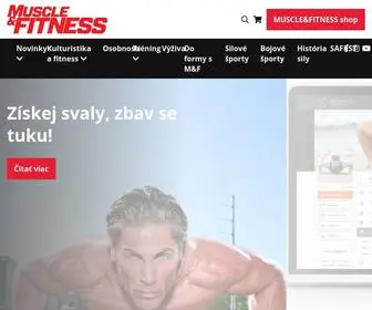 Muscle-Fitness.sk(Muscle Fitness časopis) Screenshot