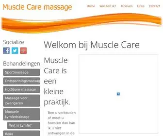 Musclecare.nl(Muscle Care Massage Meppel) Screenshot