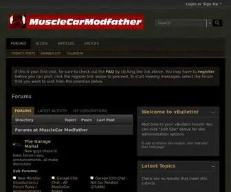 Musclecarmodfather.com(MuscleCarModfather Forum) Screenshot