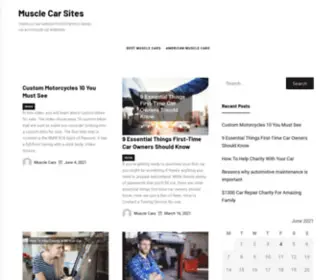 Musclecarsites.net(Muscle Car Sites) Screenshot