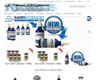 Musclechemadvancedsupps.com(MuscleChemistry) Screenshot