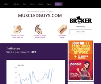 Muscledguys.com(NationalNet, Inc) Screenshot
