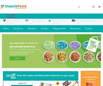 Musclefood.com(Premium Lean Meats & Sports Nutrition) Screenshot