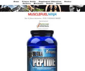 Musclefuelninja.com(MuscleFuelNinja) Screenshot