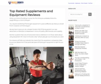 Musclegrowthsolutions.com(Discover The Best Supplements & Fitness Equipment For Growing Muscle) Screenshot