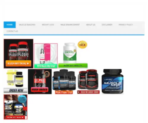Musclehealthfitness.com(Cover-UP Muscle, Health and Fitness Supplement) Screenshot