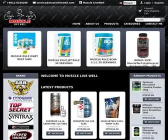 Musclelivewell.com(Muscle Live Well) Screenshot