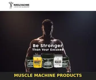 Musclemachine.in(Muscle Machine) Screenshot