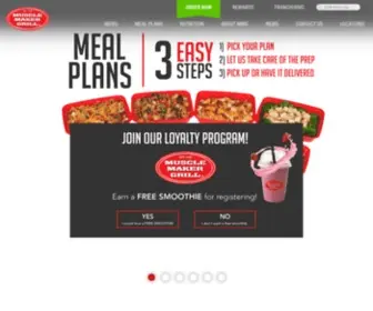 Musclemakergrill.com(Great Food With Your Health in Mind) Screenshot