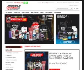 Musclemaniaclub.com(Muscle Mania Club) Screenshot