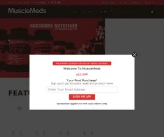Musclemedsrx.com(Performance Technologies) Screenshot