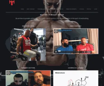 Musclementor.net(Muscle Mentor) Screenshot