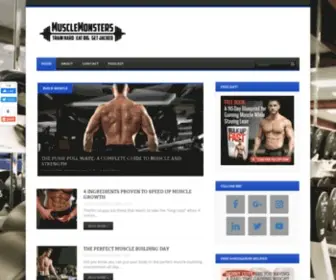 Musclemonsters.com(Gymuso shopify theme developed by halotheme) Screenshot