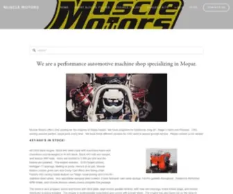 Musclemotorsracing.com(Muscle Motors) Screenshot