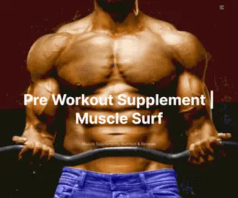 Musclesurf.com(Bodybuilding supplements) Screenshot