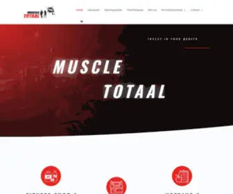 Muscletotaal.nl(Muscle Totaal) Screenshot