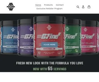 Musclewerks.com(Musclewerks Dietary Supplements & Sports Nutrition) Screenshot