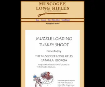 Muscogeelongrifles.com(Muscogee Long Rifles) Screenshot