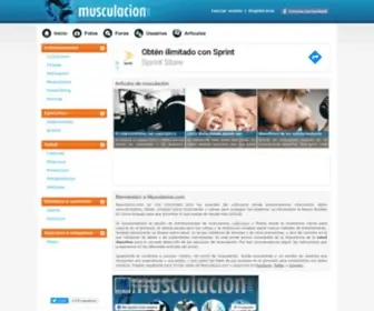 Musculacion.com(Musculación y culturismo) Screenshot