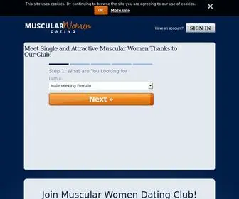 Muscularwomendating.com(Muscular Women Dating) Screenshot