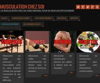 Musculation-Chez-SOI.com(Musculation Chez Soi) Screenshot