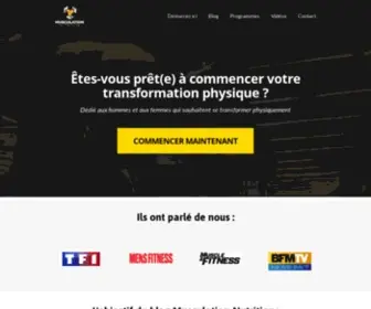 Musculation-Nutrition.fr(Commencer une Transformation Physique) Screenshot
