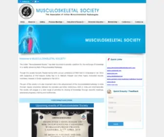 Musculoskeletalsociety.in(MUSCULOSKELETAL SOCIETY) Screenshot