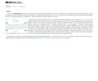 Musculus.cz(Libor Diviš) Screenshot