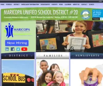 Musd20.org(Maricopa Unified School District #20) Screenshot