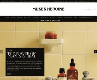 Museandheroine.com(Muse & Heroine) Screenshot