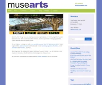 Musearts.com(MuseArts Web Design) Screenshot