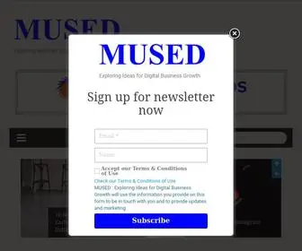 Mused.in(Exploring Ideas for Digital Business Growth) Screenshot