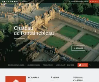 Musee-Chateau-Fontainebleau.fr(Château de Fontainebleau) Screenshot