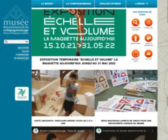 Musee-Compagnonnage71.fr(​Musée départemental du compagnonnage) Screenshot