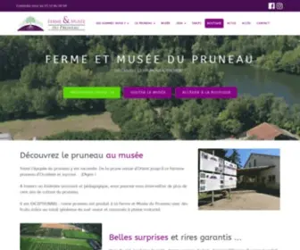 Musee-DU-Pruneau.com(La Ferme et le Musée du Pruneau) Screenshot