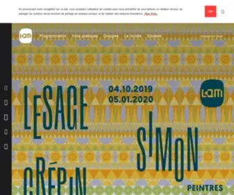 Musee-Lam.fr(LaM) Screenshot