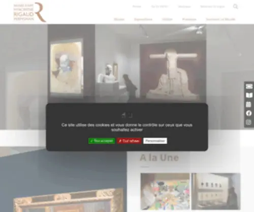 Musee-Rigaud.fr(Accueil du Musée d'art Hyacinthe Rigaud) Screenshot