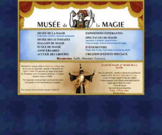 Museedelamagie.com(Musee de la magie) Screenshot
