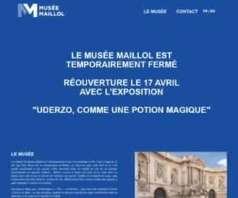 Museemaillol.com(Site officiel du Musée Maillol) Screenshot