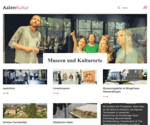 Museen-AAlen.de(Kultur & Tourismus) Screenshot