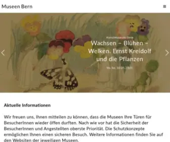 Museen-Bern.ch(Museen Bern) Screenshot