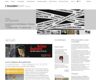 Museenkoeln.de(Museenkoeln) Screenshot