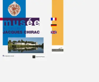 MuseepresidentjChirac.fr(Accueil) Screenshot