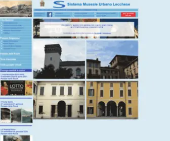 Museilecco.org(Musei Civici di Lecco) Screenshot