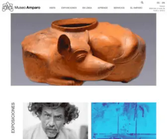 Museoamparo.com(Museo Amparo) Screenshot