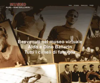 Museoballarinchioggia.it(Museo virtuale del calcio sui fratelli Ballarin e il Grande Torino di Chioggia. 4 Maggio 1949) Screenshot