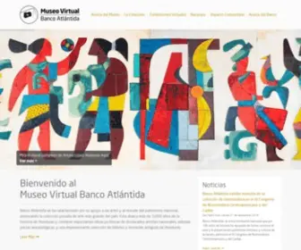 Museobancoatlantida.com(Museo Virtual Banco Atlántida) Screenshot