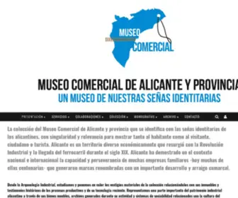Museocomercial.es(Museo Comercial de Alicante y provincia promueve las actividades) Screenshot